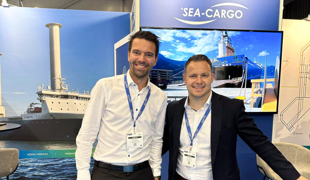 The Sea-Cargo team at Breakbulk Europe.